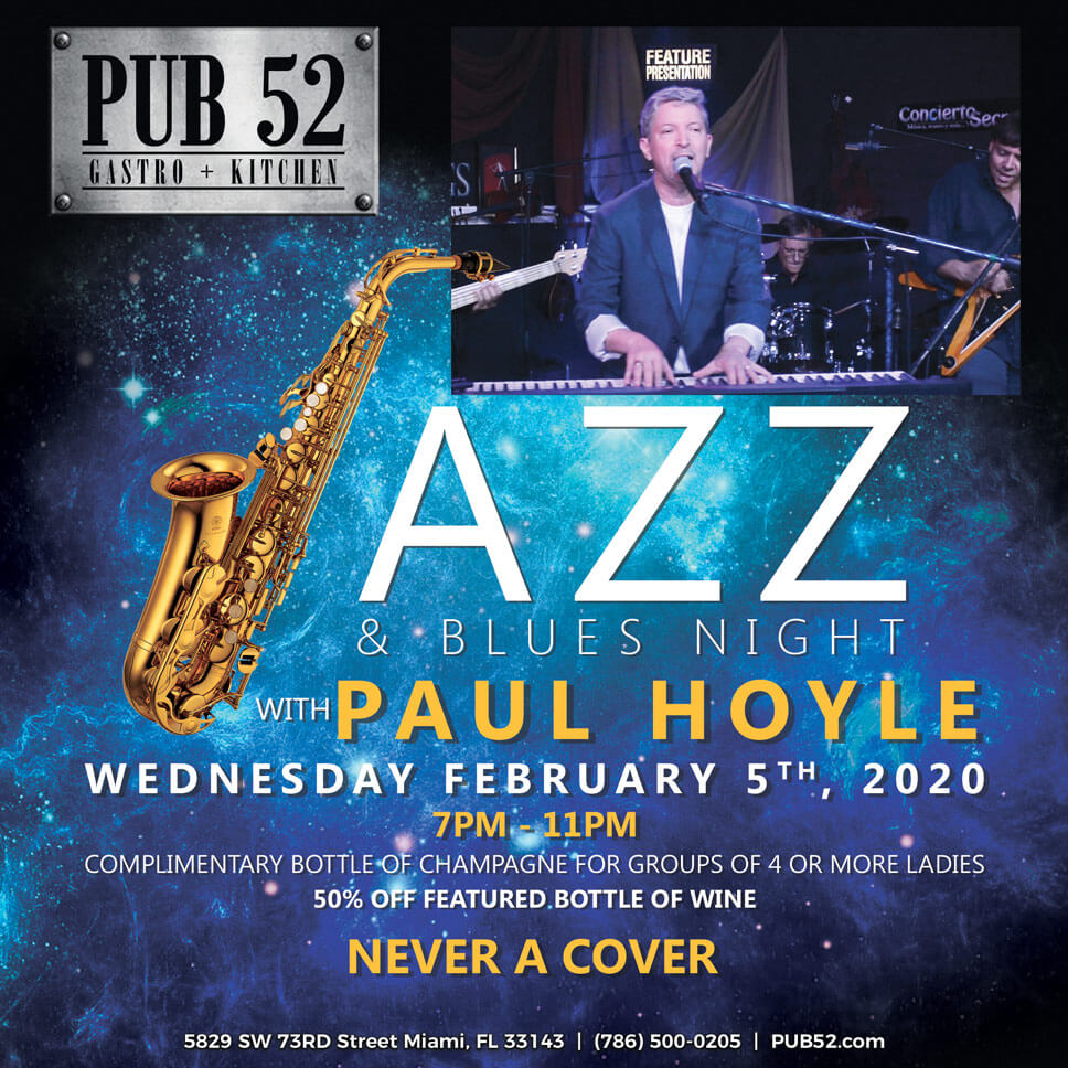 Jazz & Blues Night with Paul Hoyle