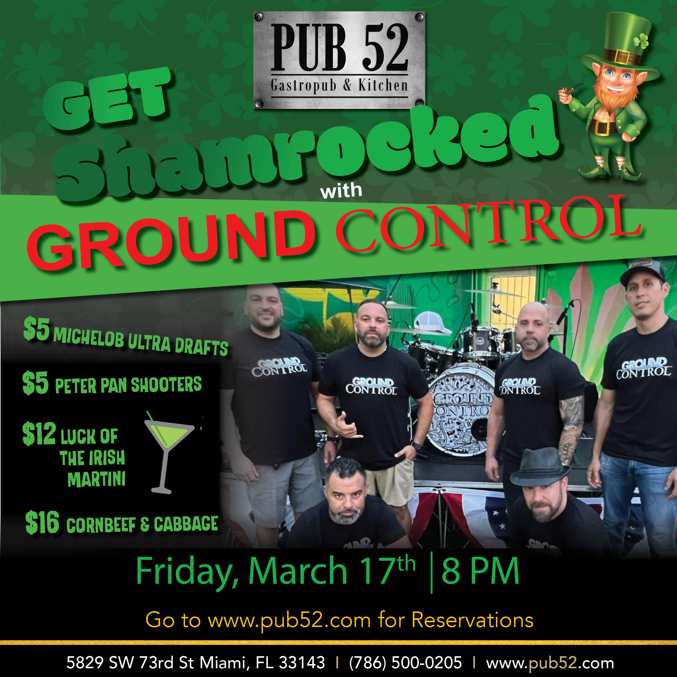 Get Shamrocked with Ground Control
