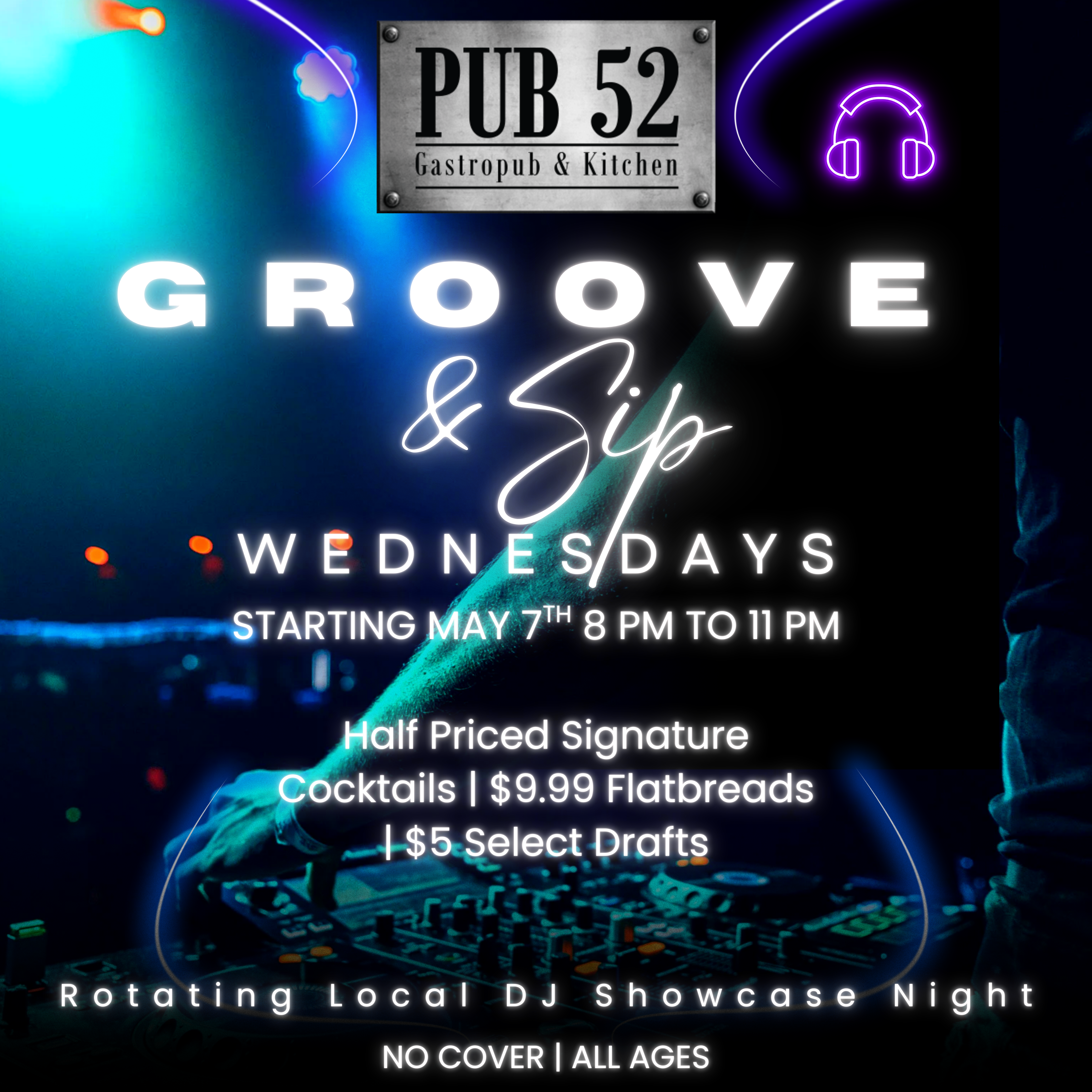 Groove & sip website