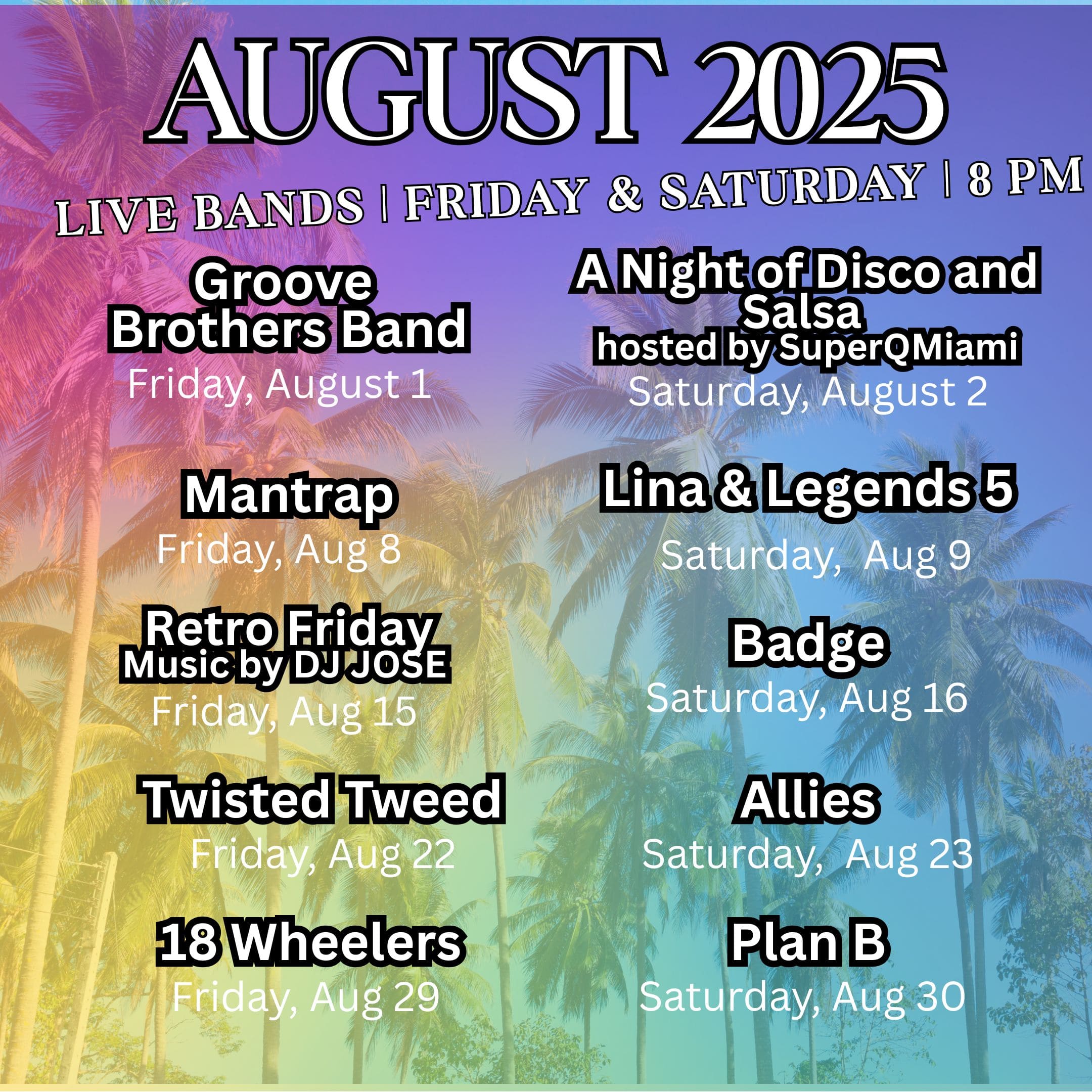 Pub august live bands min